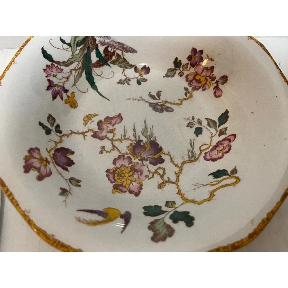 Wedgwood DEVON ROSE Set Of 4 Fruit/Dessert (Sauce) Bowls 6” England